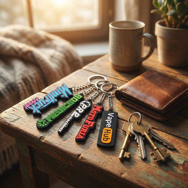 Custom PVC keychains lifestyle 1