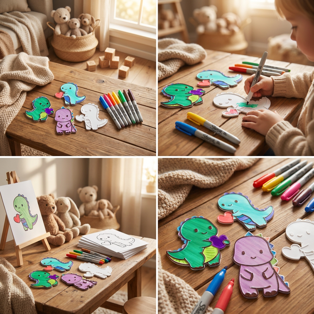 Kids coloring kit lifestyle 4
