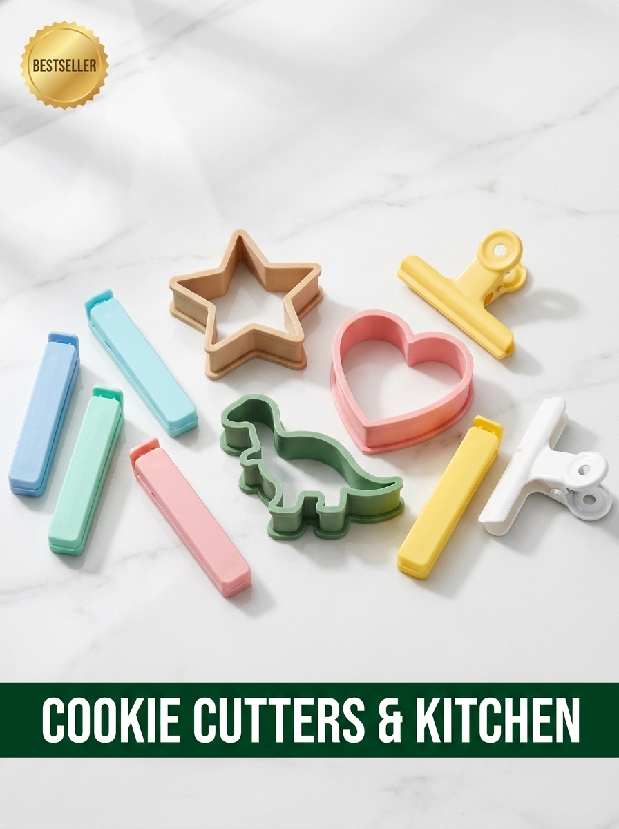 3D printed custom cookie cutter set