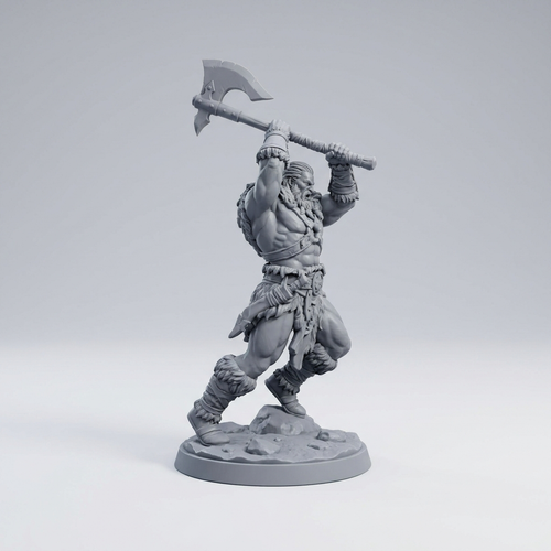 Fantasy Hero Miniature Set (3D Printed)