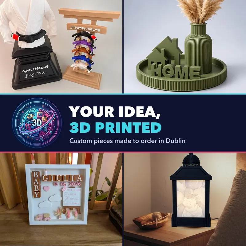 Custom 3D Printed Gift Made From Your Idea