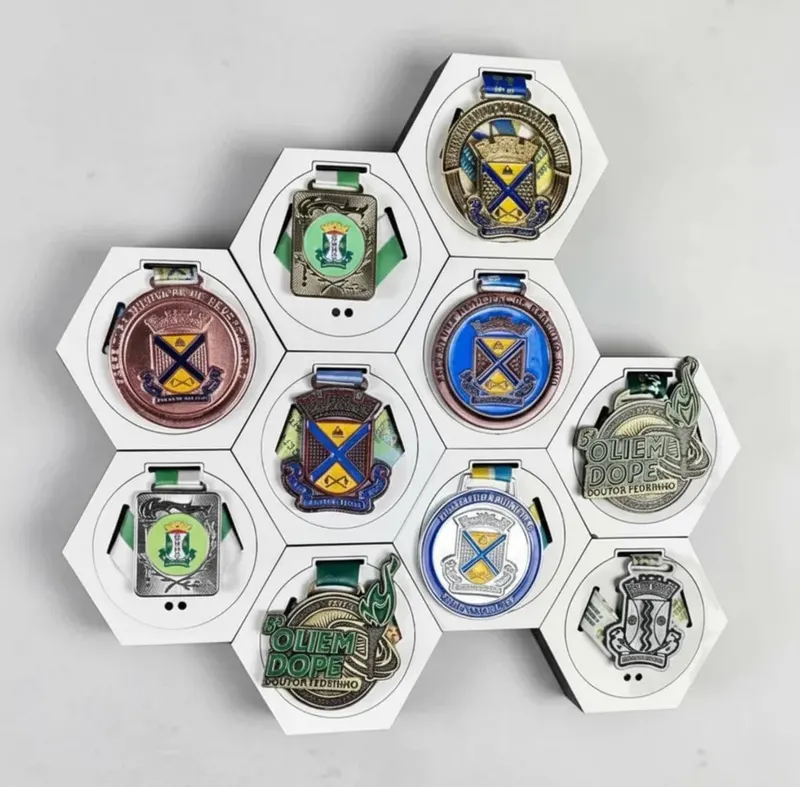 Hexagon Medal Display — photo 4