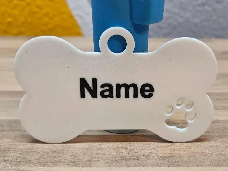 Personalised Dog Food Scoop & Name Tag Kit, Paw Kibble Measure, New Puppy Gift — photo 4