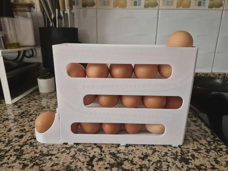 Rolling Egg Dispenser for Fridge